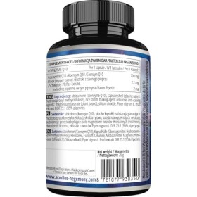 Coenzyme Q10 200mg - 60 gélules végétaliennes - 2 mois dapprovisionnement - Supplément pour des niveaux dénergie améliorés 