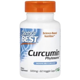 Doctors Best - Curcumin Phytosome with Meriva | Amélioration de labsorption et soutien antioxydant - 60 gélules