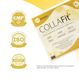 Collafit Complément Alimentaire | Peptides de Collagène Marin Brevetés Type I | Peau, Cheveux, Ongles | Hydratation, Élasti
