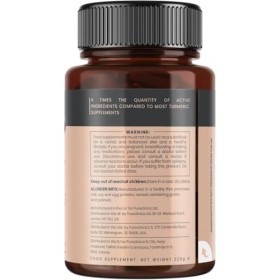 Curcuma et Curcumine 1100mg - 360 comprimés de 1100mg – Curcumine à 95% - 1000mg dextrait de racine de Curcuma contenant nat