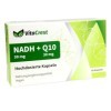 VitaCrest Hochreines NADH + Q10 Kapseln, Deutsches Produkt, Vegan, Hochdosiert und Magensaftresistent, mehr Energie und Konze