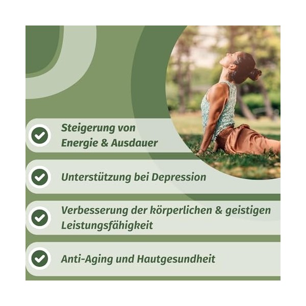 VitaCrest Hochreines NADH + Q10 Kapseln, Deutsches Produkt, Vegan, Hochdosiert und Magensaftresistent, mehr Energie und Konze