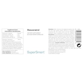 Resvératrol - Complément Antioxydant Naturel - Pour la Santé du Cœur, Diminuer le Cholestérol et le Bien-être Cellulaire - 60