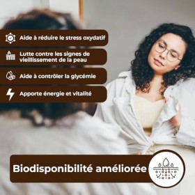 Acide Alpha-Lipoïque R- ALA, Soutien Antioxydant avec Vitamine C et E - Aide à la Gestion du Poids - Aide à réduire le stress
