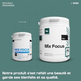 Nutrimuscle - Mix Focus - 30 gélules - Pre Workout - Astaxanthine - Citicoline - Caféine - Améliore la concentration - Booste