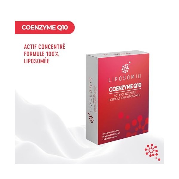 Prescription Nature - COENZYME Q10 LIPOSOMIA - Complément Alimentaire - Actif Concentré, Formule 100% Liposomée - Fabrication