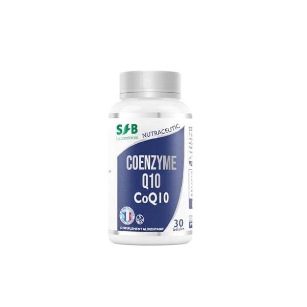 Coenzyme Q10 - CoQ10-200 mg par gélules végétales - HAUTEMENT DOSÉ - Antioxydant Puissant Naturel - Énergie Cellulaire - Anti