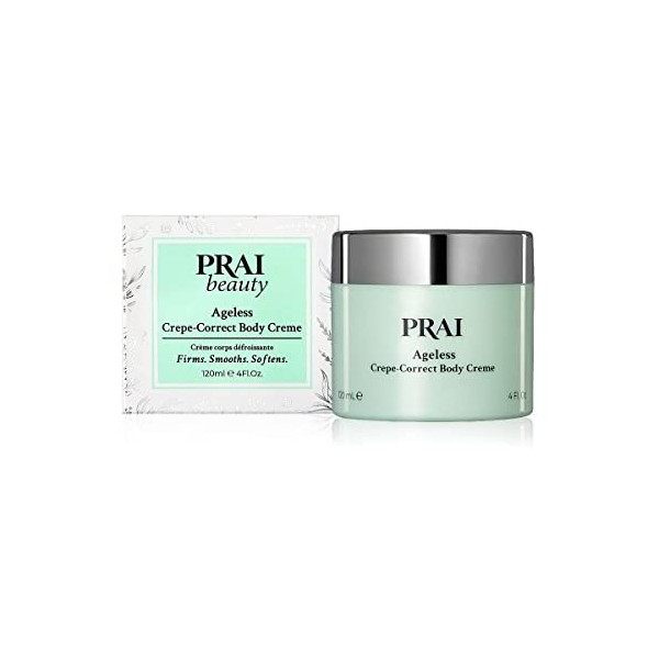 PRAI Beauty Ageless Crepe Correct Body Cream avec beurre de karité et vitamines, favorise lélasticité - Hydratant, nourrissa