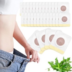 Lot de 30 Patchs Minceur, Patchs Amincissants pour Perdre du Poids, Brûleur de Graisses Abdominales, Réduction de lAppétit e