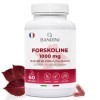 Bandini® Forskoline 1000mg, 60 Gélules Vegan et Keto, Aide À Affiner La Silhouette, Extrait de Coleus Forskohlii 35:1, Pour H