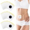 Votvlog 30 Patch Mince, Minceur Patch, Poids Perdant Patch Abdomen Minceur Soins de Santé Nombril Autocollant pour la Brûlure