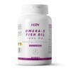 HSN Oméga 3 3000mg Huile de Poisson 540mg EPA 360mg DHA par Dose Quotidienne | 180 Capsules | Avec Vitamine E | Sans Contamin