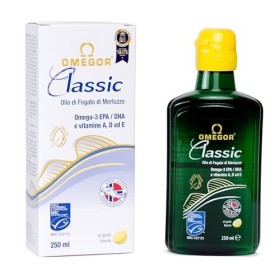 OMEGOR® Classic - huile de foie de morue liquide | Prix ​​International du Goût | Huile de foie de morue riche en oméga 3 EPA