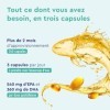 Omega 3 Gélules Hautement Dosés - 3000mg dhuile de poisson forme triglycéride - 240 gélules & vitamine E antioxydant pou
