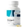 Oméga 3 - CUURE - OMEGAVIE® Huile de Poisson Sauvage - 3 Brevets - 60 jours - Capsule Licaps - Concentration Optimale en DHA 