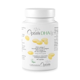 Omega 3 Vegan DHA Huile dAlgue Origine Durable | Hautement Dosé 250mg DHA par capsule | Complément Alimentaire Oméga-3 – 6