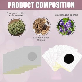 Lot de 50 patchs amincissants pour perdre du poids - Pour une perte de poids rapide - Détox - Pour brûler les graisses et réd