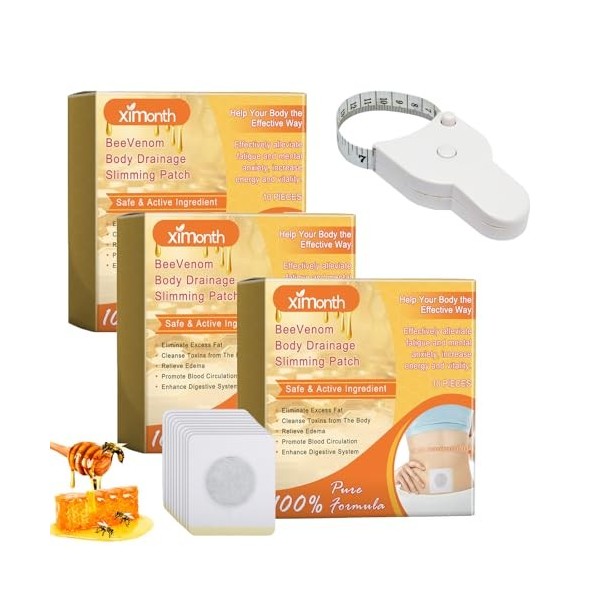 Patchs Drainage Lymphatique au Venin Dabeille, Patch au Venin Dabeille, Patch Drainage Lymphatique au Venin Dabeille Respi