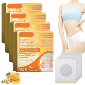 Lot de 40 pansements au venin dabeille, naturels Bee Venom, pour accélérer le métabolisme, brûler les graisses sur le ventre
