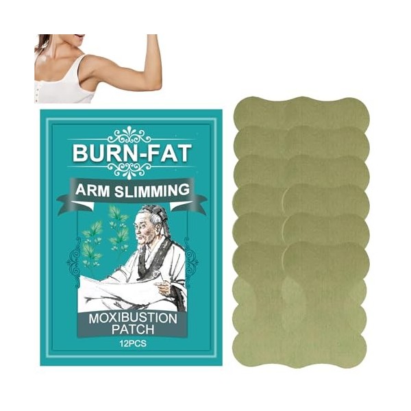 Patch de Moxibustion de Bras,Patch Raffermir les Bras,Patch Amincissant Bras,Patch Mise en Forme des Bras,Patch de Moxibustio