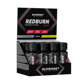 Superset Nutrition - Redburn Shot 12x60ml - Brûleurs de Graisse en solution buvable pour une absorbtion optimale - Adapté à