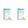 OM3 - Junior- Huile de poissons concentrée à 65% dOméga-3 et de Vitamine D-Pour enfants et adolescents- 45 capsules à avaler