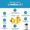 FB Pharma - Complément OMEGA 3 1000mg - huile de foie de morue 180 capsules en softgel – Vitamine A et Vitamine D – contribue