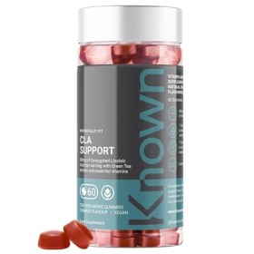Known CLA Support Gummies – Vitamines B – Énergie & Métabolisme – Saveur Naturelle dOrange – 60 Gummies Véganes, 1 Mois dAp