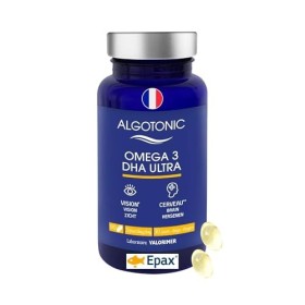 Algotonic - Omega 3 DHA Ultra - 90 capsules - Complément alimentaire naturel à base dhuile de poisson sauvage - Capsule dor
