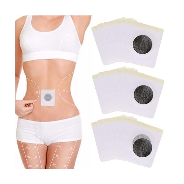 Lot de 30 pansements amincissants pour perdre du poids - Brûleur de graisse rapide - Perte de poids rapide - Taille de la gra