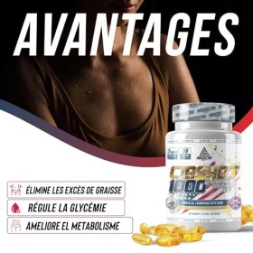 AS American Supplement | CLA Shot 1000 mg | 100 Capsules | Aide à la Définition Musculaire | Acide Linoléique Conjugué | Élab