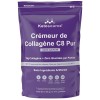 Crème de Collagène Pure C8 | Se Mélange Facilement Sans Grumeaux | Crème Keto au Collagene Peptide pour Café | Zéro Ingrédien