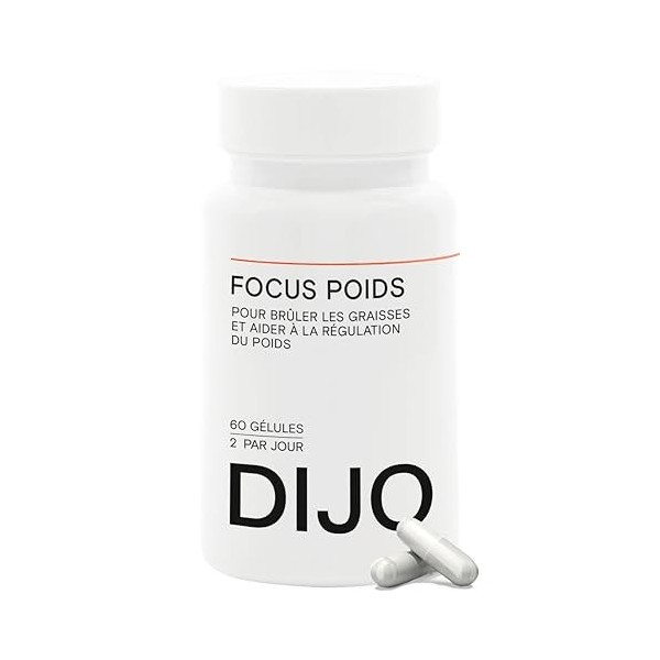 DIJO - Focus Poids - Gestion du Poids - Flavonoïdes Prébiotiques - Renforce Microbiote et Système Immunitaire - Augmente Dépe