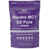 Poudre Pure C8 MCT | 4X plus de cétones que les autres MCT | Zéro glucides | Se mélange facilement | Crème Keto pour café | V