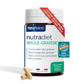 NaturAvignon Nutradiet Bruleur de graisse puissant | curcuma thé vert noix de cola | perte de poids rapide et efficace | coup