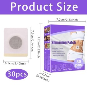 Lot de 30 pansements amincissants, minceur rapide, brûleurs de graisses, pansements détox, pansements minceurs sûrs, doux, na