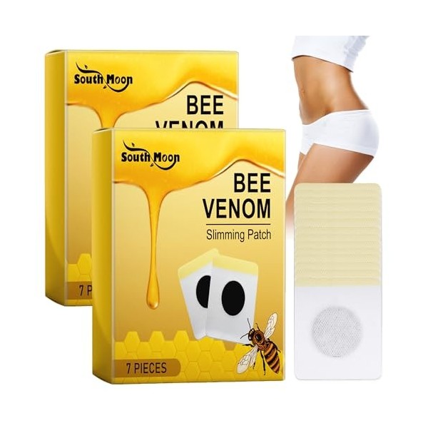 14 pcs Patch Venin Abeille, Patch Lymphatique au Venin Abeilles, pour Hommes et Femmes