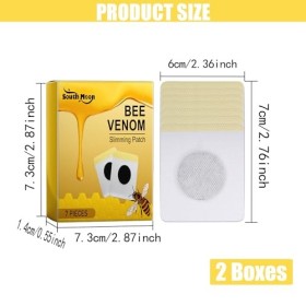 14 pcs Patch Venin Abeille, Patch Lymphatique au Venin Abeilles, pour Hommes et Femmes