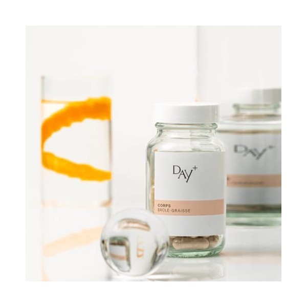 DAY+ | Brûle-Graisse | Complément alimentaire Minceur | Favorise la perte de poids, Brûleur de graisses, Action Drainante | G