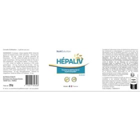 HépaLiv par Nutrisolution | Soutient la Santé du Foie & Perte de Poids | Brûleur de Graisse Puissant | Avec Safran, Romarin, 