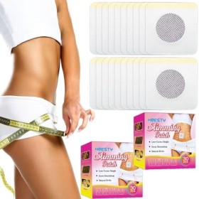 60 Pièces Patchs Amincissants Patch Detox Deep Cleaning Patch Minceur Perte de Poids Rapidement Formule a Base de Plantes Ada