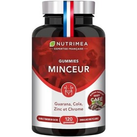 GUMMIES PERTE DE POIDS – Chrome, Cola, Guarana & Zinc – Alternative Minceur au Morosil – Contrôle de la Glycémie – Goût Café,