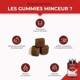 GUMMIES PERTE DE POIDS – Chrome, Cola, Guarana & Zinc – Alternative Minceur au Morosil – Contrôle de la Glycémie – Goût Café,
