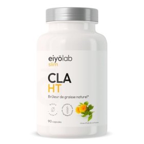CLA HT | Bruleur 100% Naturel | Action Ciblée sur la Graisse Abdominale | 3000mg par Portion | 80% d’Acide Linoléique Conjugu