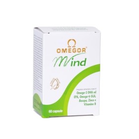 OMEGOR® Mind | Complément pour la mémoire et les fonctions congnitives | Avec Omega 3 DHA et extrait de Bacopa Monnieri, huil