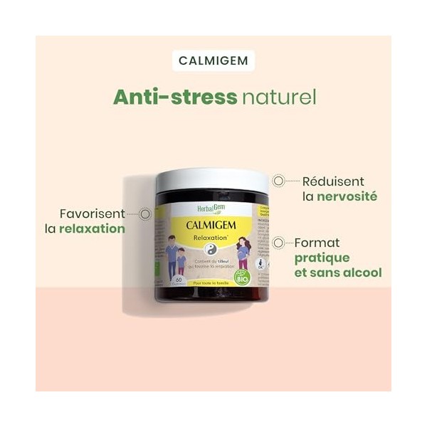 HERBALGEM CALMIGEM GUMMIES BIO 60 GOM,150 GR