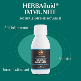 Naturathéra HERBAFLUID IMMUNITÉ - Complément Alimentaire Naturel pour le Système Immunitaire, à base de plantes - 125 ml - Fa
