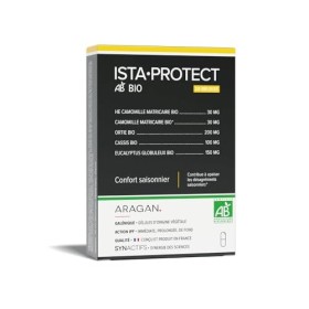 ARAGAN - Synactifs - IstaProtect Bio - Complément Alimentaire Respiration - Cassis, Ortie, Eucalyptus, Camomille, Huile Essen