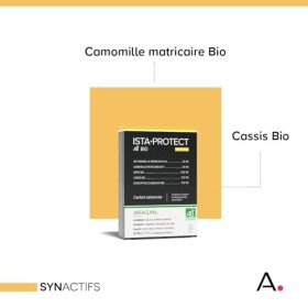 ARAGAN - Synactifs - IstaProtect Bio - Complément Alimentaire Respiration - Cassis, Ortie, Eucalyptus, Camomille, Huile Essen