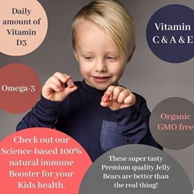 Ours Gélifiés Omega-3 pour Enfants - LYL Krill Oil KID